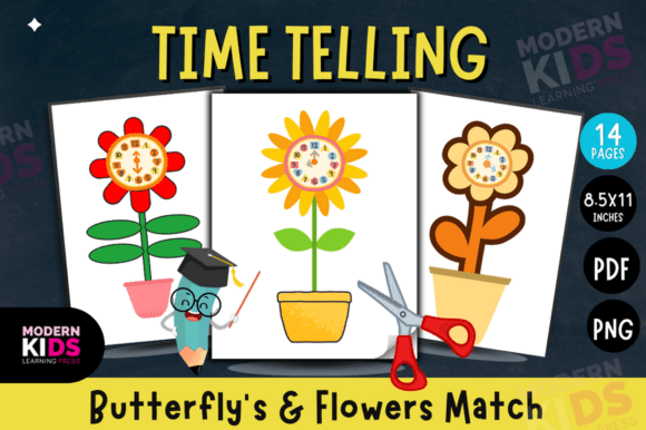 Enchanting Clock Matching Game with Bees and Flowers