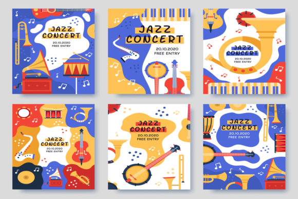 Retro Music Festival Poster Art