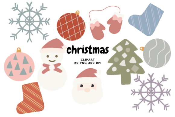 Vintage Christmas Sublimation Artwork
