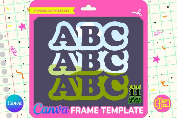 Groovy Wavy Canva Template