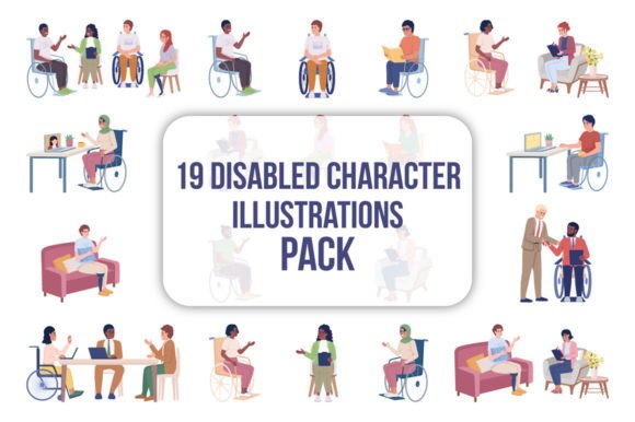Inclusive Character Illustrations Pack
