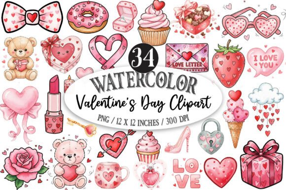 Valentine's Day Clipart Pack