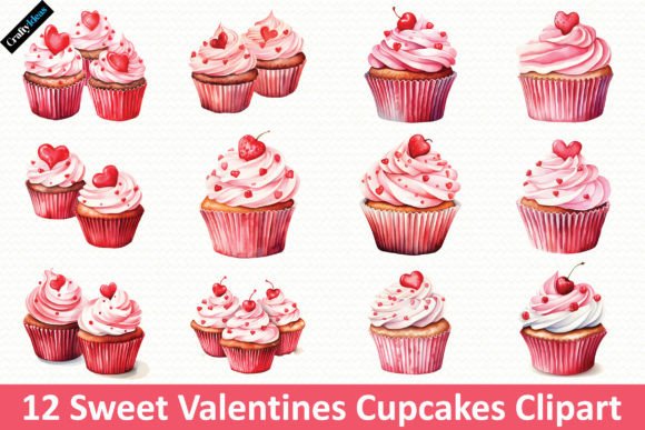 Valentine's Day Cat Clipart Collection