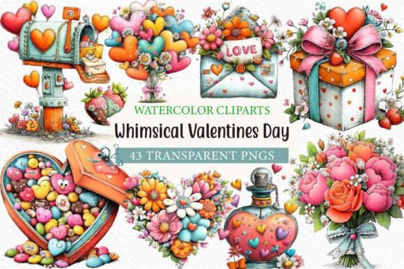Charming Valentine’s Day Clipart Collection