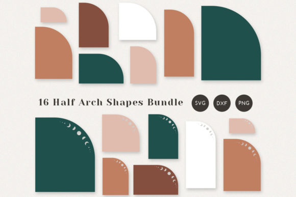 Versatile Half Arch SVG Bundle