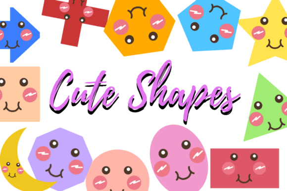 Charming Geometry Shapes Graphics Collection