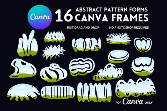 Organic Shape Canva Templates