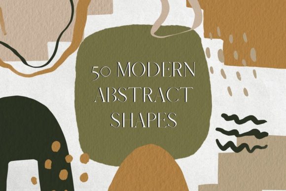 Modern Abstract Clipart Set