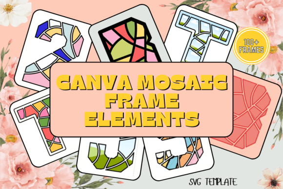 Canva Mosaic Frame Template Collection