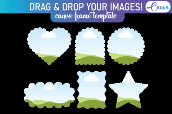 Editable Scalloped Canva Template