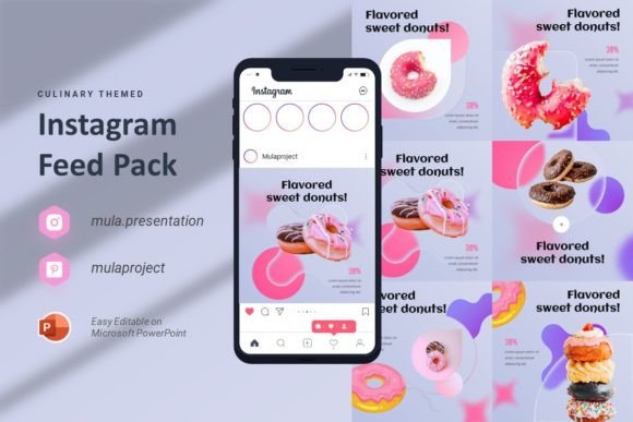 Culinary Instagram Feed Template