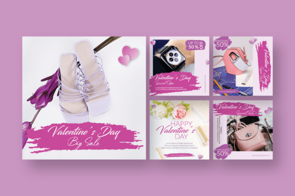 Valentine Instagram Sale Design