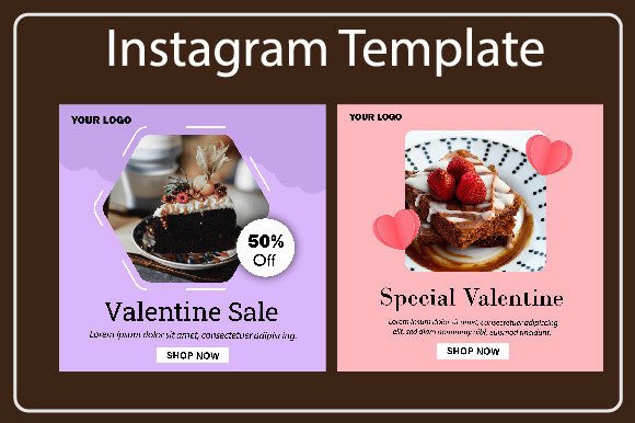 Valentine Instagram Template Pack
