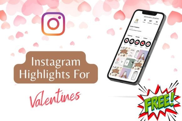 Valentine's Instagram Highlights Pack