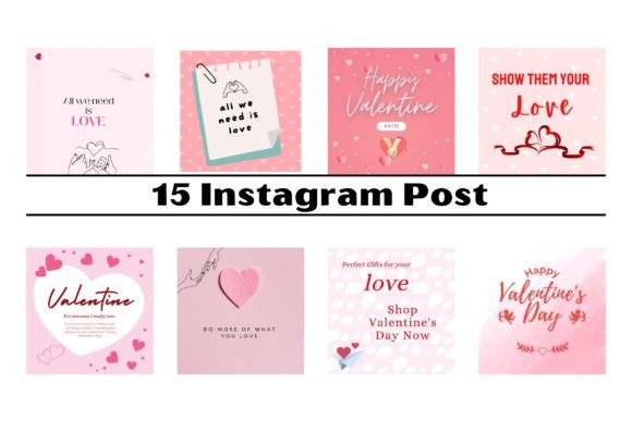Valentine's Day Instagram Graphics