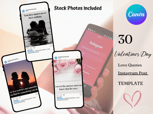 Romantic Valentine's Quotes Template