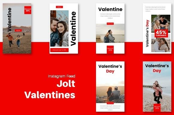 Jolt Valentines Instagram Templates