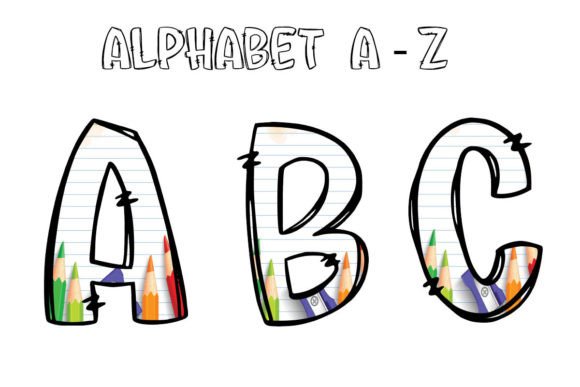 Printable Alphabet Clipart Set