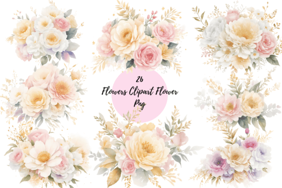 Elegant Floral Clipart Collection