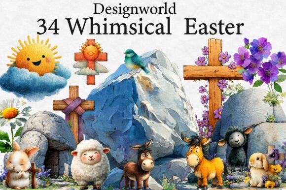 Charming Easter Clipart Collection