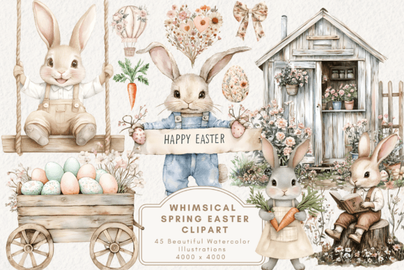 Spring Easter Art Clip Collection