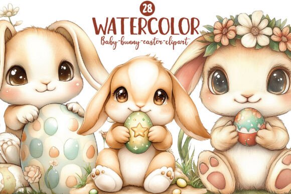 Easter Bunny Clipart Collection