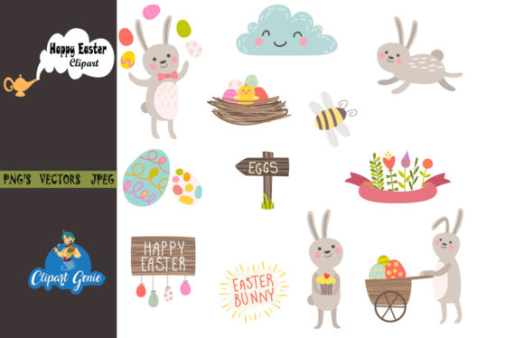 Easter Clipart Graphics & Illustrations