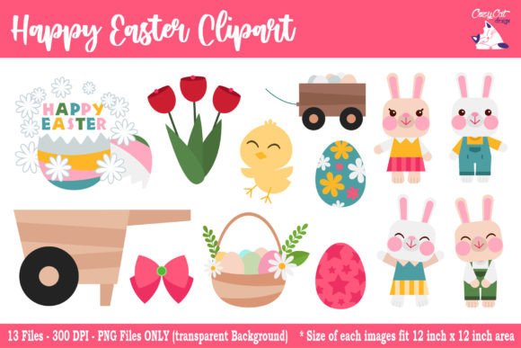 Vibrant Easter Clipart Collection