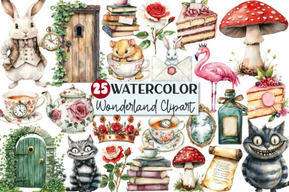 Charming Wonderland Digital Illustrations