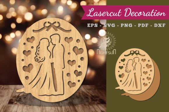 Wedding Laser Cut Decoration Vector Bundle