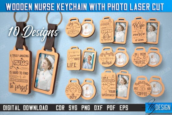 Photo Keychain CNC Bundle