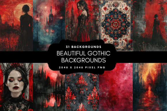 Gothic Art Backgrounds Collection