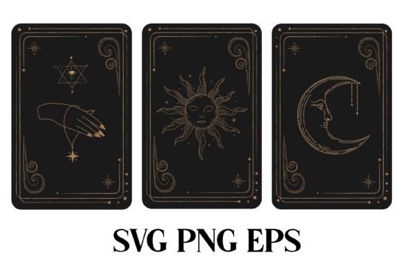 Vintage Mystic Tarot Card Designs
