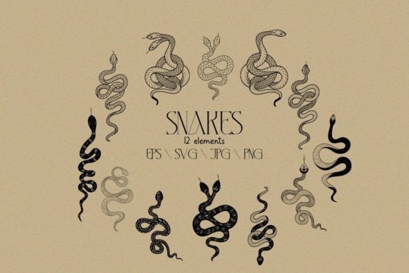 Mystical Snake Art Collection