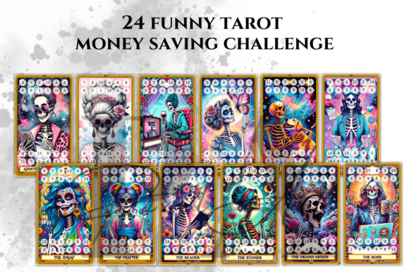 Humorous Tarot Savings Challenge PDF