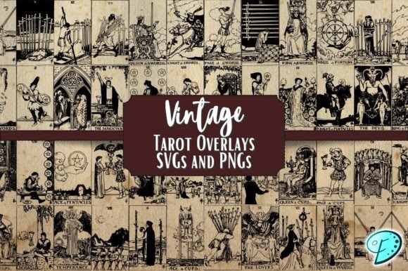 Tarot Card Outline Overlay Pack