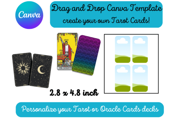 Easy Tarot Card Design Canva Template