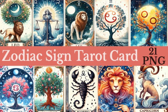 Astrological Tarot Card PNG Clipart Collection