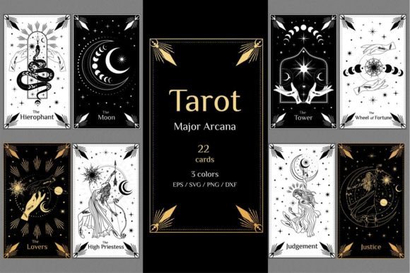 Mystical Major Arcana Tarot Deck
