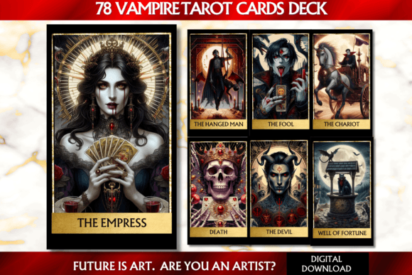 Artistic Vampire Tarot Deck