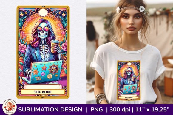 Sarcastic Tarot Card Sublimation Design