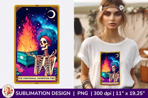 Sarcastic Tarot Card Design for Products