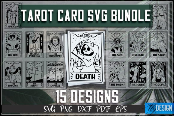 Versatile Tarot Card SVG Designs