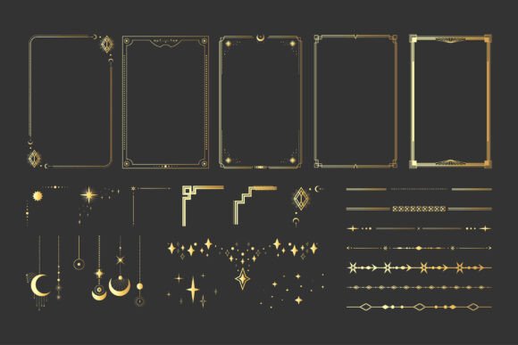 Golden Celestial Design Collection