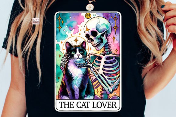 The Ultimate Tuxedo Cat Tarot Card PNG