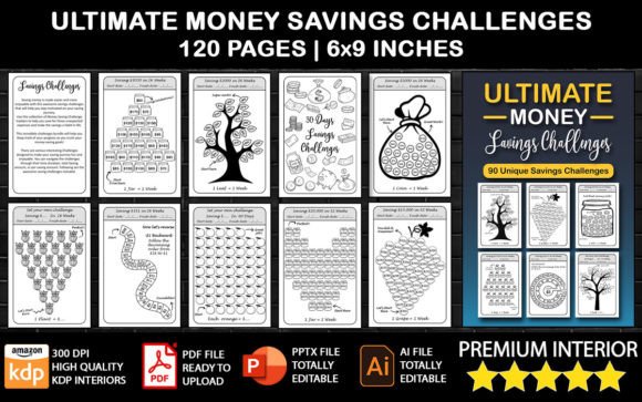 Ultimate Money Savings Challenges Tracker