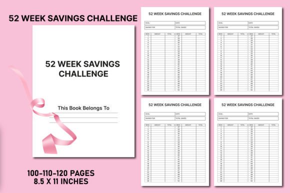 52 Week Savings Challenge Interior