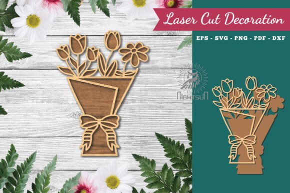 Intricate Floral Laser Cut Design