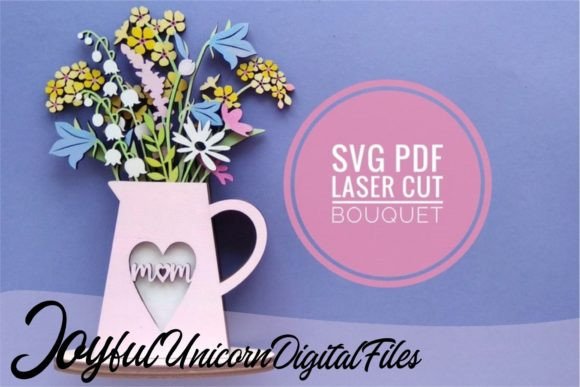 Mother's Day Floral Svg Cut File