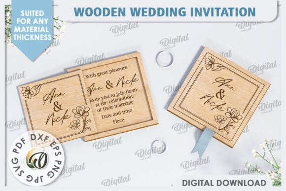 Customizable Laser Cut Wooden Design Files